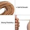 thumbnail image 3 of 20 Yards 1mm Round Leather Cord Lacing Strings for DIY Crafts Pure Brown, 3 of 6