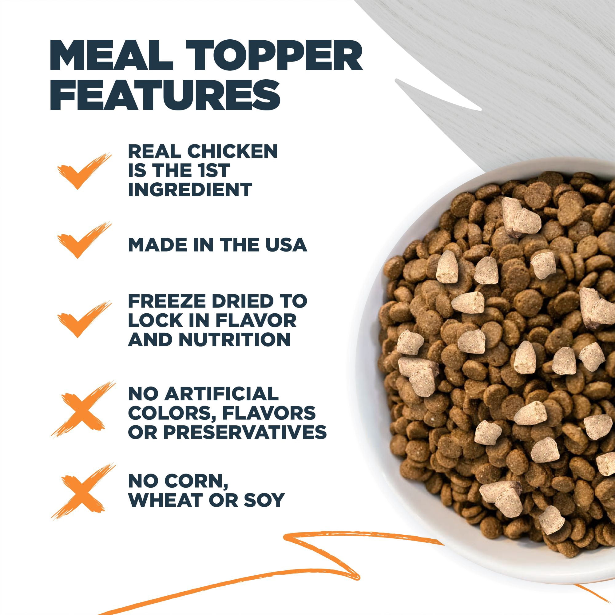 Blackwood Meal Freeze Dried Raw Topper Chicken Recipe - 8 oz