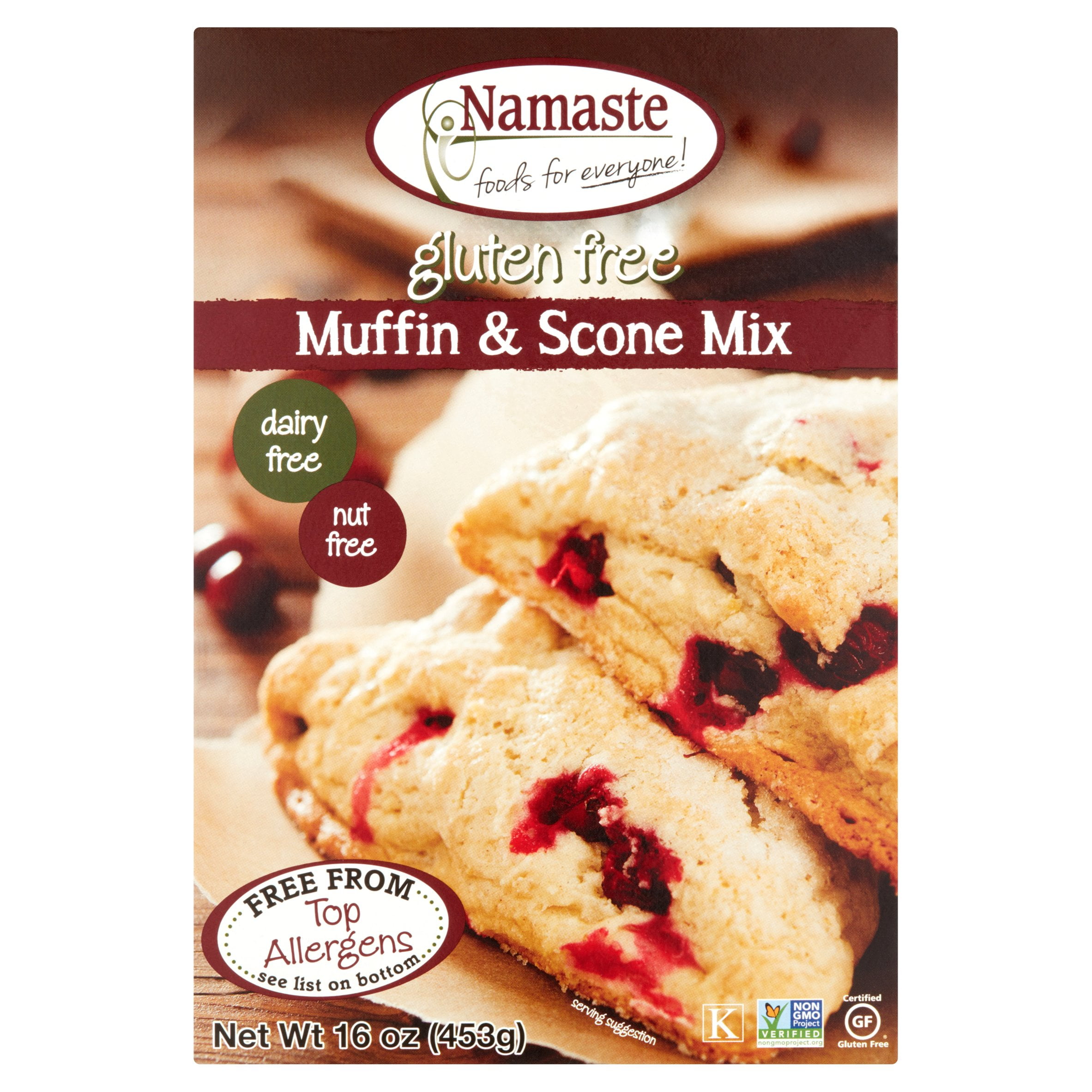 Namaste Muffin & Scone Mix 16 oz by Namaste Foods, LLC