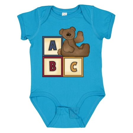 

Inktastic ABC BEAR Gift Baby Boy Bodysuit
