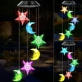 thumbnail image 1 of LINLIN Solar Wind Chimes Color Changing Lights Outdoor for Mom Grandma Women Wife Aunt Sister, Unique Mobile Wind Chime, Mothers Day Yard Decor, 1 of 7