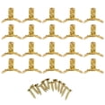 thumbnail image 1 of Charnière à 90° Support d'Angle Ressort Charnière pour petits bijoux Wine Case Watch Box Couvercle en bois(d'or), 1 of 8