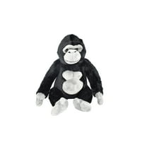 Gorilla Silverback Realistic Cute Stuffed African Animal Plush Toy, Kids Educational Gift 11" G006 B434