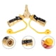 thumbnail image 3 of Kenally Adaptador divisor Y de conexión rápida de propano RV de 1/4 pulgadas con válvula de cierre, propano rápido Accesorios para vehículos recreativos, 3 of 6