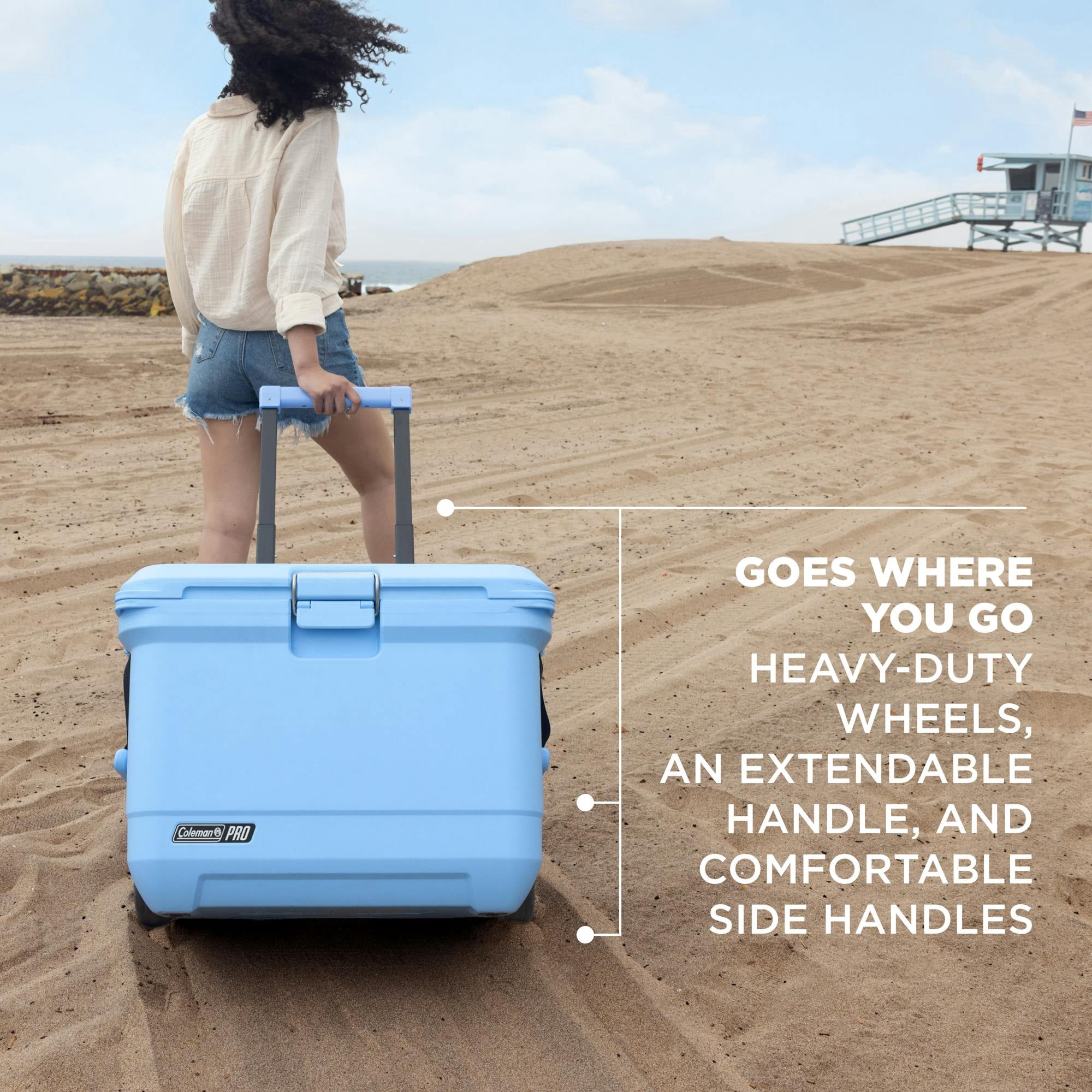 Coleman® Pro 55-Quart Wheeled Hard Cooler