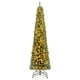 thumbnail image 1 of Árbol de Navidad tipo lápiz Costway 210 cm 523 puntas de ramas 190 luces LED, 1 of 5