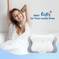thumbnail image 7 of Vccoem Cervical Neck Pillow for Pain Relief - Ergonomic Memory Foam Pillows for Sleeping, Cooling Side Sleeper Pillow for Neck Support, Contour Orthopedic Bed Pillow for Back Stomach Sleepers, 7 of 7