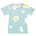 thumbnail image 3 of ¡Oferta! Pantalones cortos casuales de manga corta Honeeladyy para niños con cordón ajustable, ropa deportiva estampada para hombre y mujer, conjunto de verano de dos piezas para la escuela (verde,, 3 of 4