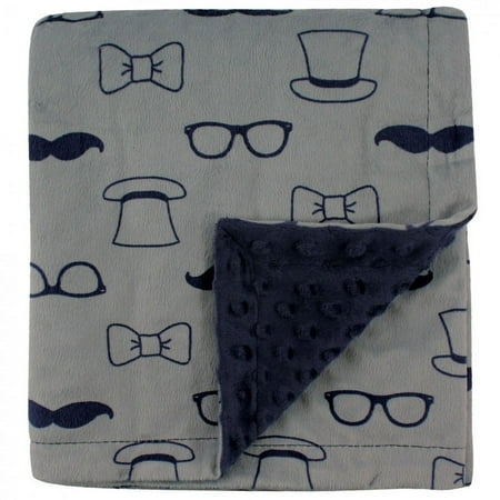 UPC: 0660168514285 | Hudson Baby Infant Boy Plush Mink Blanket Gentleman One Size