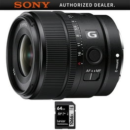 Sony E 15mm G Lens, Wide-Angle Prime, F1.4 Large-Aperture