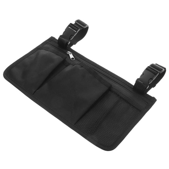 TINKSKY Chair Armrest Storage Bag Oxford Cloth Hanging Organizer for Patients 1Pcs