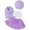 Purple, variant on Baby Outfits For Girls Sleeveless Coat Vest Butterfly Tulle Skirt Hat Four Piece Set Baby Clothes For Girls Purple 5 Years-6 Years