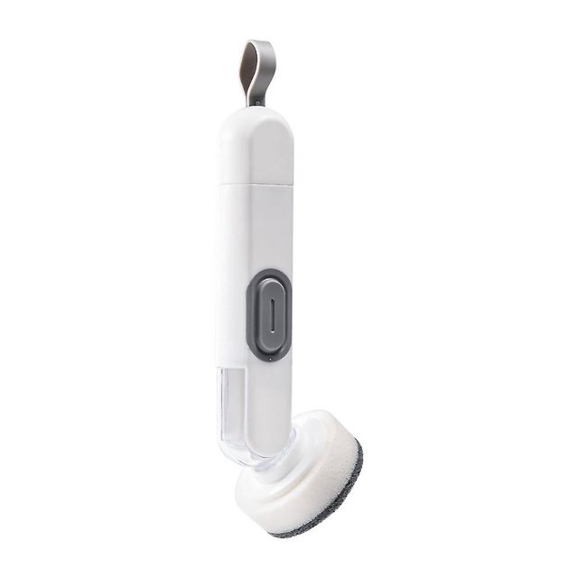 Cepillo para platos con dispensador de líquido para lavar platos, 1 cabezal intercambiable, cepillo de limpieza para cacerola