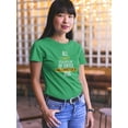 thumbnail image 2 of All I Need Is a Little bit of Coffee And Jesus Women Kelly Green T-Shirt, Female Medium, 2 of 4