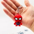 thumbnail image 4 of LLavero de la serie de Los Vengadores de Marvel, llaveros con dibujos animados de Iron Man, Spiderman, Capitán América, colgante para bolso, 4 of 4