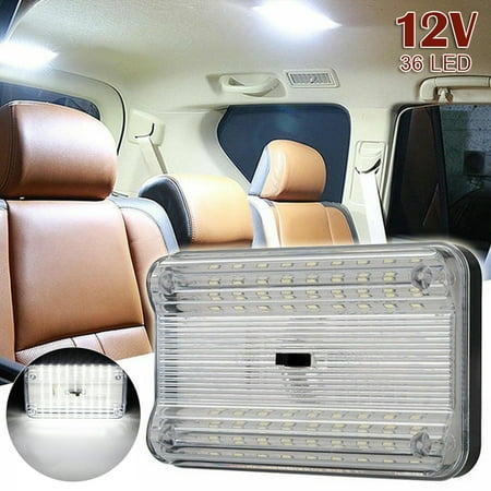 

Car Interior Roof Lights 12V 36LED Car Vehicle Ceiling LED Lighting Lamp Car Dome Reading Light for Car Camper