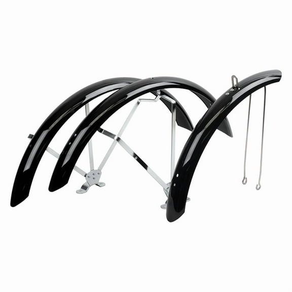 Sun Seeker Recumbent Trike Fenders Set EZ-3 Black 16" Front / Two 20" Rear