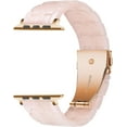 thumbnail image 3 of VeveXiao Compatible With Apple Watch Band 38mm 40mm 41mm 42mm 44mm 45mm 49mm Thin Light Resin Strap With Stainless Steel Buckle Bracelet For iWatch Series SE Series 8 7 Ultra 6 5 4 3 2 1 for Women Men, 3 of 5