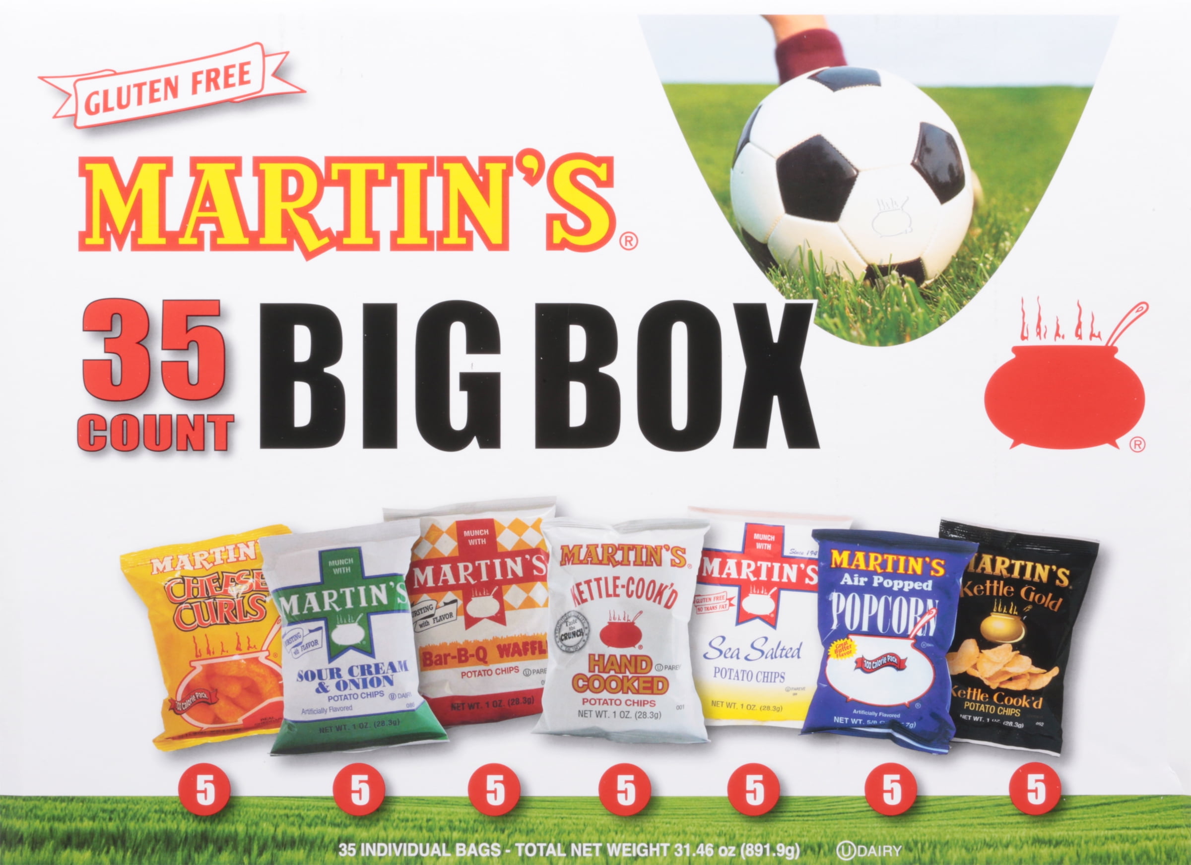 (Price/Case)Martin's Variety Snack Box 35ct, 527102