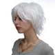 thumbnail image 1 of Peluca corta con puntas blancas sintéticas Benehair, unisex, 1 of 8