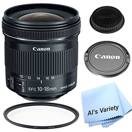 Canon EF-S 10-18mm f/4.5-5.6 IS STM Lens Kit For For Canon DSLR Cameras