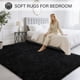 thumbnail image 5 of Alfombra BENRON Fluffy 152x244 cm Negra Lavable para Área, 5 of 7