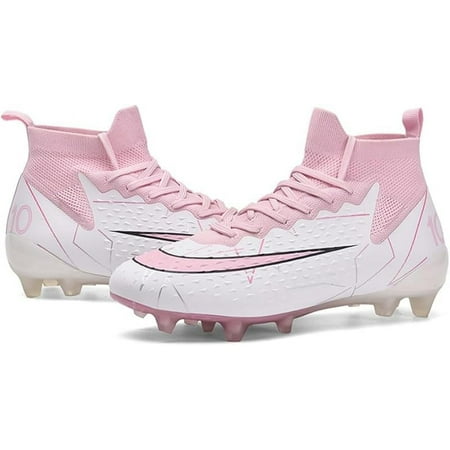 Women's Soccer Cleats for Training High Top AG Soccer Shoes Mens Athletic Futsal Shoes for Outdoor Indoor