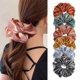 thumbnail image 2 of Comfortable Hair Holder Black Hair Scrunchie Designed For Women Seeking A Balance Of Fashion And Functionality orange, 2 of 4
