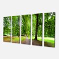 thumbnail image 2 of Park in Autumn Panorama - Landscape Canvas Art Print, 2 of 3