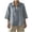 *Gray, variant on VBVC Women's Linen Cotton Collared V-Neck Tunic , Ladies' 3/4 Sleeve Loose Oversized Blouse , Casual Summer Shirts For Women,Black,S-2XL