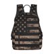 thumbnail image 1 of Disketp American Flag with Desert Camouflage Mochila Ligera e Impermeable, Mochila de Día Resistente para Viajes, Senderismo y Uso Diario para Hombre y Mujer, 1 of 7
