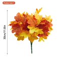 thumbnail image 2 of Maple Leaf Artificial Leaves Branches For Thanksgiving Decoration, Fake Fall Flower Arrangement With Artificial Berries And Twigs For Home Kitchen Table Centerpiece, Suitable For, 2 of 5