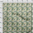 thumbnail image 3 of oneOone Silk Tabby Green Fabric Floral Diy Clothing Quilting Fabric Print Fabric By Yard 42 Inch Wide, 3 of 4
