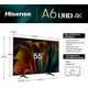 thumbnail image 2 of Smart TV Hisense LED 55' 55A6N 4K UHD Google TV Game Mode Plus, 2 of 5