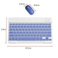 thumbnail image 3 of EIGTHTAIL Clearance Wireless Keyboard and Mouse Combos  Bluetooth Keyboard & Mouse Portable BT Wireless Keyboard & Mouse For Android PC Tablet, 3 of 5