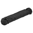 thumbnail image 1 of Unique Bargains Polypropylene Rope Braid Cord 25M/82ft 1/4' Black for Indoor Outdoor Camping Clothes Line, 1 of 5