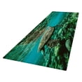 thumbnail image 2 of GUOOL Bedroom Living Room Decorative Rectangle Undersea Turtle Area Rug 120x40cm Color Color 9, 2 of 9