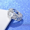 thumbnail image 4 of Bague de Fiançailles en Forme de Cœur à la Mode pour Femmes et Filles, 4 of 6