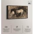 thumbnail image 2 of Dark Horse Canvas Farm Animals Art by Art Remedy, Black Frame, 45 x 30, 2 of 7