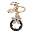 thumbnail image 2 of Five Leaf Clover Keychain, Car Keychain Multi Purpose Beautiful Practical Fashionable Wide Application  For Gifts For Decoration Black,White, 2 of 8
