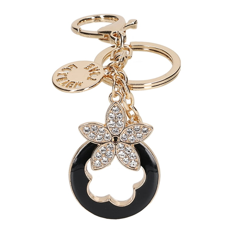 Farfi Don't Do Stupid Mom Key Chain Pendant Keychain Decor Holder Bag  Decoration Gift (Type A,Black) 