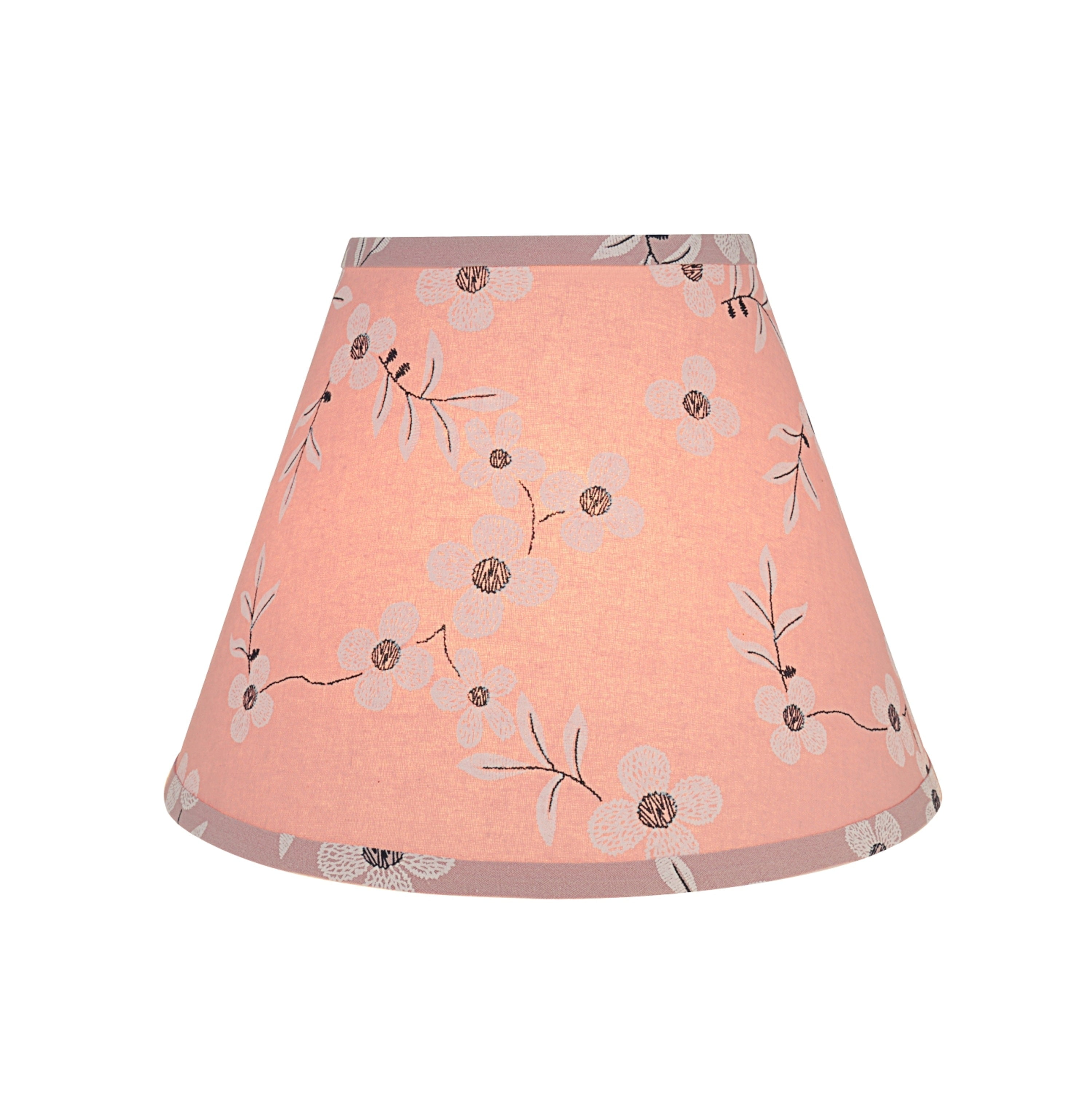 Aspen Creative 32633 Transitional Hardback Empire Shaped Spider Construction Lamp Shade in Pink, 12" wide (6" x 12" x 9")