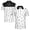 White, variant on Custom Name Man Play Golfer Multi-Pose Golfer Men's Polo S-5XL