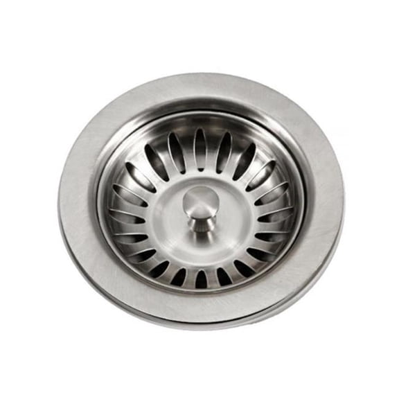 Houzer 190-9180-5 3.5 in. Basket Strainers, Stainless Steel - Pack of 5