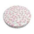 thumbnail image 1 of Balery Floral Fundas de asiento para taburete de bar redondo de tela de terciopelo ajustables que protegen de arañazos y manchas para sillas de 14 a 17 pulgadas.-12 inch, 1 of 7