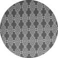 thumbnail image 1 of Ahgly Company Indoor Round Abstract Gray Contemporary Area Rugs, 5' Round, 1 of 1