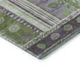 thumbnail image 3 of Addison Rugs Mayfield Premium Machine Washable Transitional Stripes Purple Rectangle Rug, 10' x 14', 3 of 7