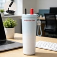thumbnail image 4 of 520ml Stainless Steel Insulated Water Bottle With Straw Large Capacity Coffee Cup Home Camping And Office Water Cup, 4 of 7