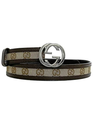 Gucci Men's Microguccissima Dark Brown Leather Belt 449716 Size