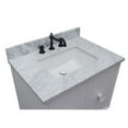 thumbnail image 4 of Bellaterra Home 31" Single vanity in White finish top with White Carrara and rectangle sink, 4 of 9
